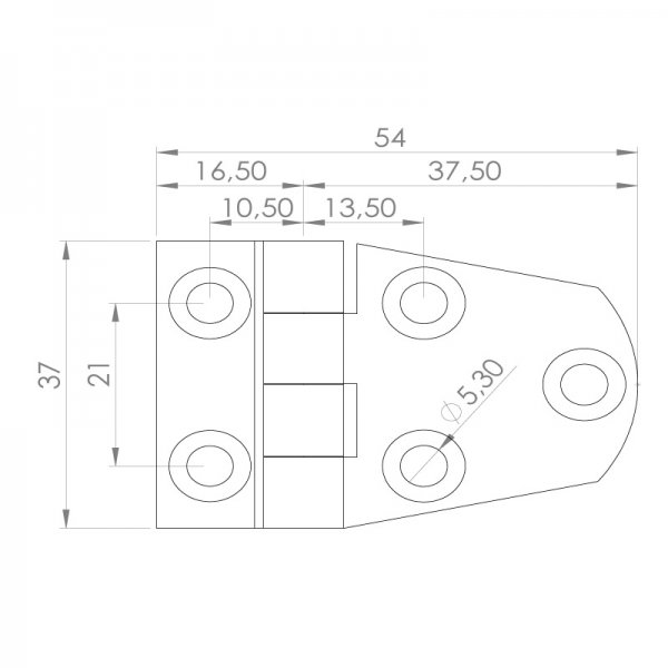 Döküm Binili Menteşe image 2