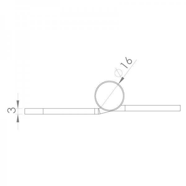 Paslanmaz Modüler Bölme Duvar Menteşesi image 2