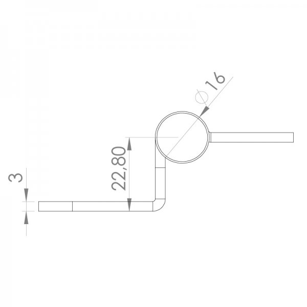 Paslanmaz Sac Kasa Ahşap Kapı Menteşesi image 2