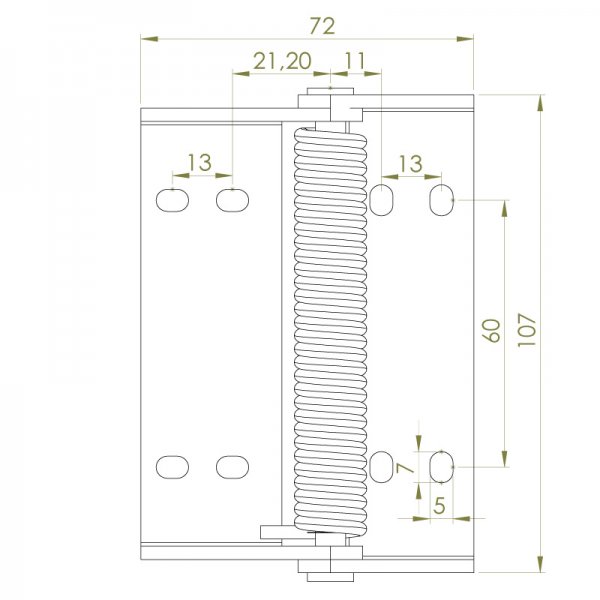 Sac Yaylı Yaprak Menteşe